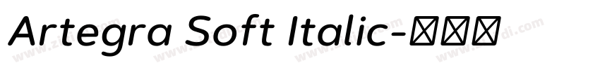 Artegra Soft Italic字体转换 Artegra Soft Italic字体转换
